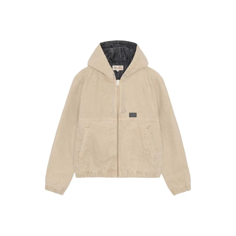 Stussy Work Canvas Needle Punch Jacket-4