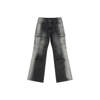 EMPTY REFERENCE Jeans Unisex Gray