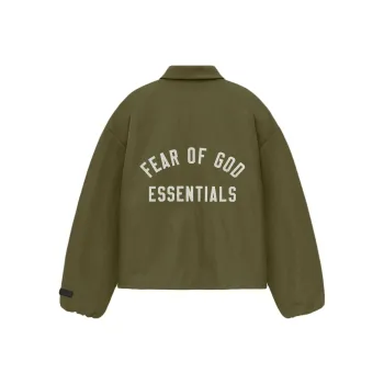 Fear Of God Essentials Textured Nylon Trucker Jacket 