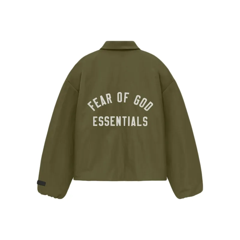 Fear Of God Essentials Textured Nylon Trucker Jacket-0