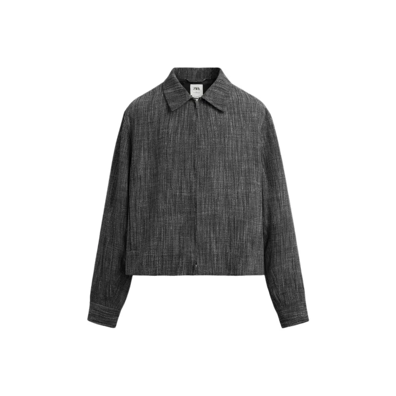 ZARA Jackets Coats Men's Black/White-0