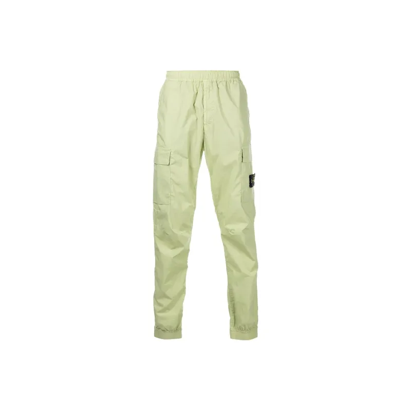 STONE ISLAND 31303 Stretch Cotton Tela 'Paracadute' Garment Dyed Cargo Pants-0