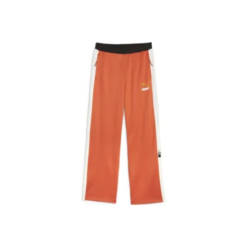 PUMA ESS FORWARD HISTORY Track Pant PT Knitted Sports Pants Men's Orange