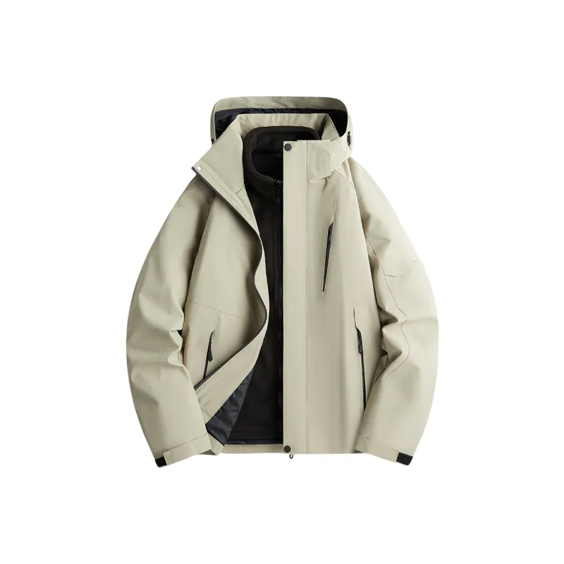 Mulinsen Jackets Coats Unisex Ivory White-Fruit Green-19