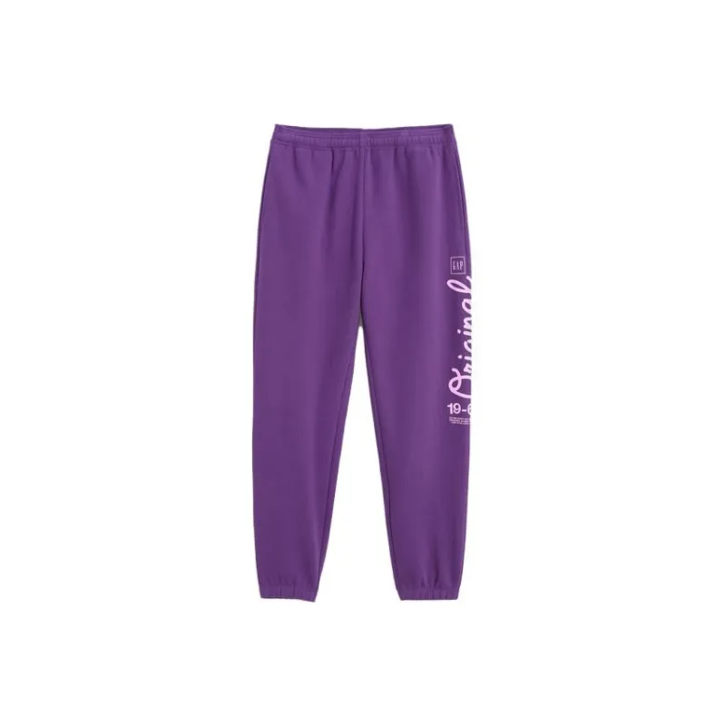 GAP Knitted Sweatpants Men Purple-0