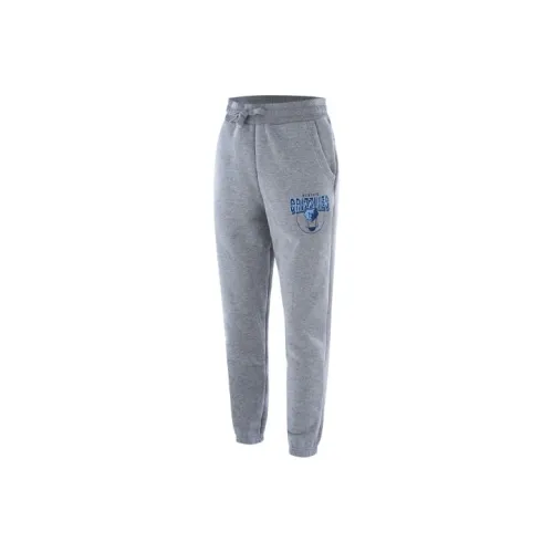 NBA Grizzlies Team Knitted Sweatpants Men Cool Smoke Gray