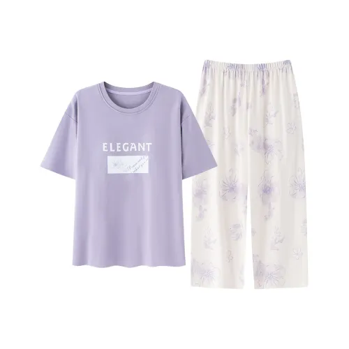 FENTENGCARE Pajama Set Women's Violet