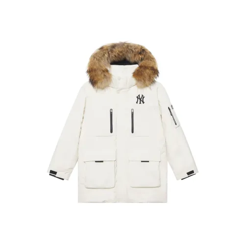 MLB New York Yankees Basic Collection FW24 Down Jacket Unisex Dark Cream