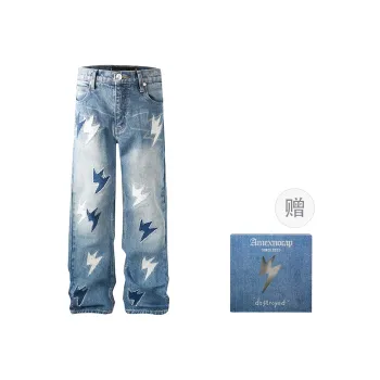 Amexnocap Jeans Unisex Ice Blue