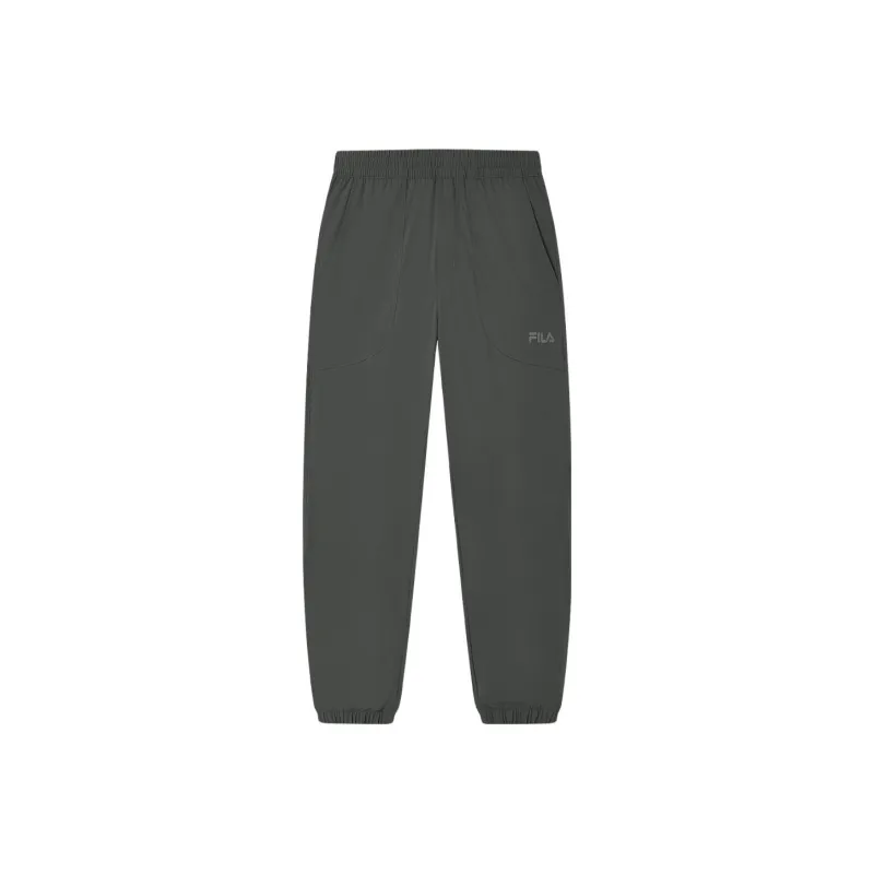 FILA Knitted Sports Pants Men's Galaxy Gray-0