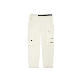 LiNing China Li Ning Casual Pants Men Ecru