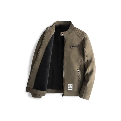 LISENPOK Leather Jackets Unisex