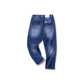 MADEN Jeans Men Denim Blue