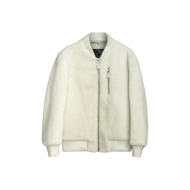 AKCLUB Jackets Coats Unisex White-0