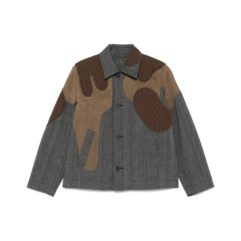 CRAIG GREEN Patchwork design Jacket-0