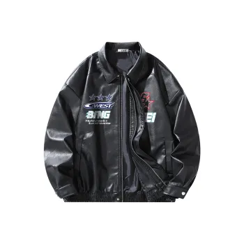 Ice Flying Leather Jacket Unisex