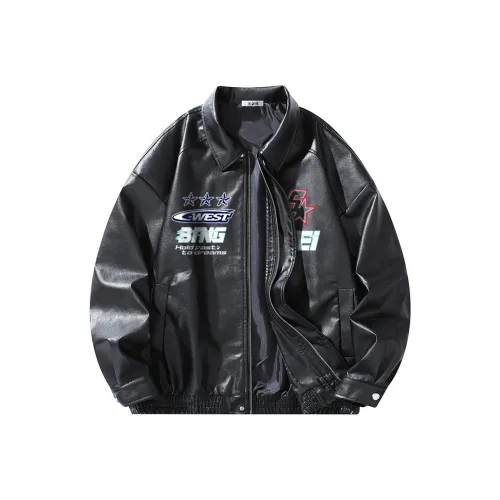 Ice Flying Leather Jacket Unisex