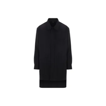 Y 3 Mid Length Flannel Overshirt