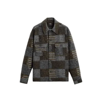 ZARA Jackets Men Green
