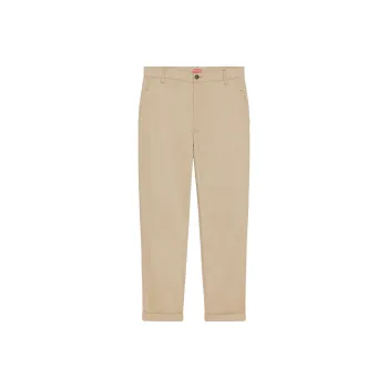 KENZO Logo patch Straight leg Trousers