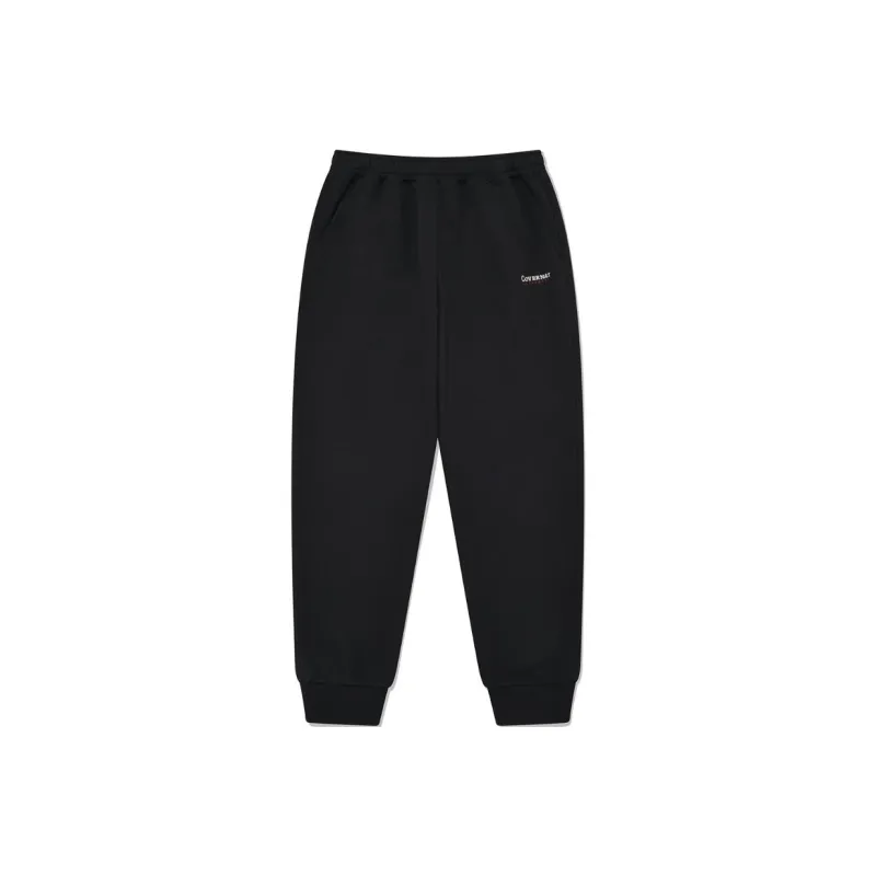 COVERNAT Knitted Sweatpants Unisex Black-0