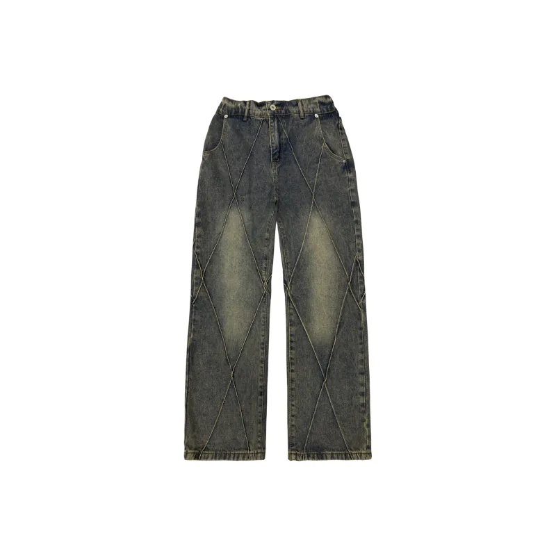 ELCORO Jeans Unisex Vintage Blue-0