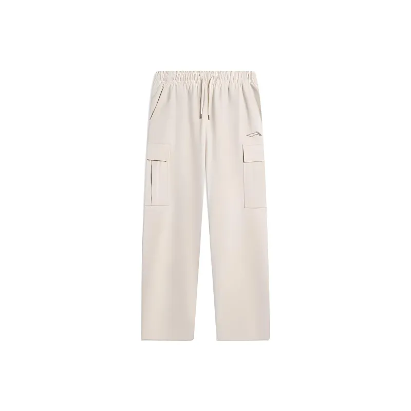 LiNing Knitted Sports Pants Men's Grit Ash-0