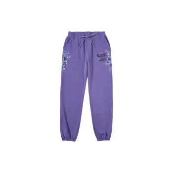SSSAINT LOUIS Knitted Sweatpants Unisex Purple