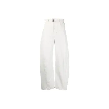 Lemaire Knitted Sweatpants Men White