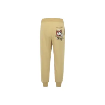 EVISU Knitted Fabric Casual Pants Men's Apricot