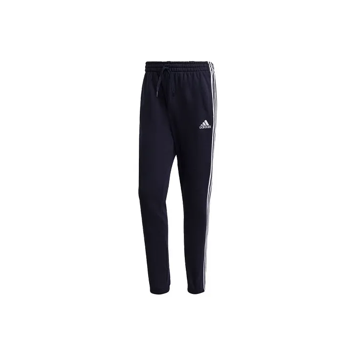 Adidas Essentials Fleece Tapered Elastic Cuff 3 Stripes Pants-0