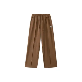 STARTER Knitted Sweatpants Unisex Brown Yellow BR09
