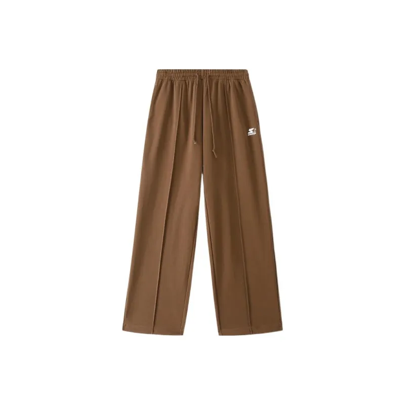 STARTER Knitted Sweatpants Unisex Brown Yellow BR09-0