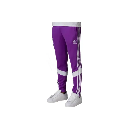 Adidas Originals REAL MADRID TRACK Knitted Sweatpants Men Purple