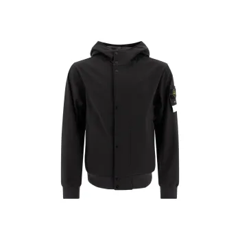 STONE ISLAND Logo Patch Hooded Jacket