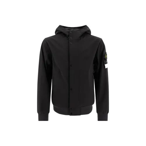 STONE ISLAND Logo Patch Hooded Jacket