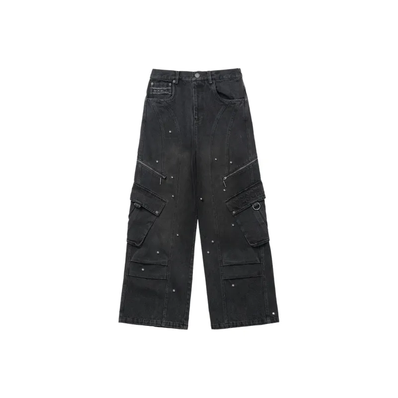 XVESSEL Jeans Unisex Black-0