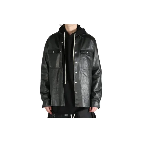 RICK OWENS Leather Outershirt