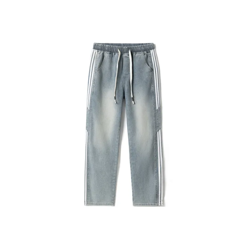 ZWWWZ Jeans Unisex Vintage Blue-0