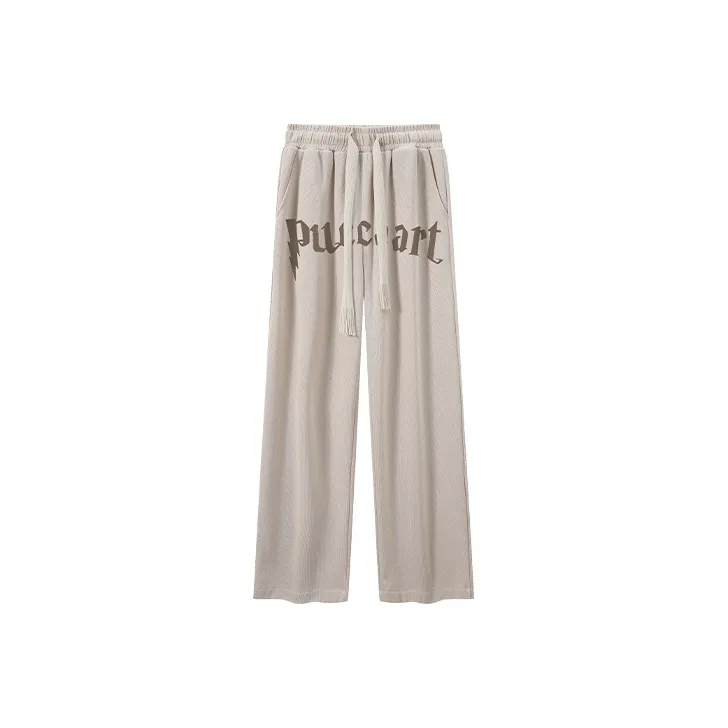 PUCCA Loose Unisex Casual Pants-12