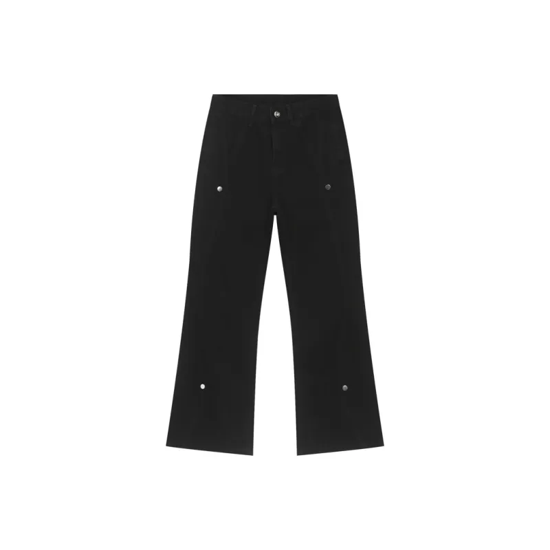 Voguo Relay Bootcut Jeans Unisex Black-0
