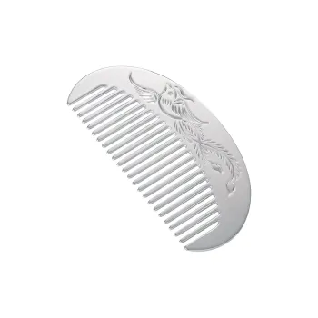Yu Yin 999 Fine Silver Hair Comb Women's