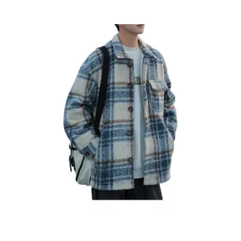 RAP PANDA Jackets Coats Unisex Sky Blue