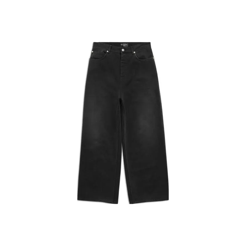 Balenciaga FW23 Jeans Loose Fit Style Men's Black Gray Color-0