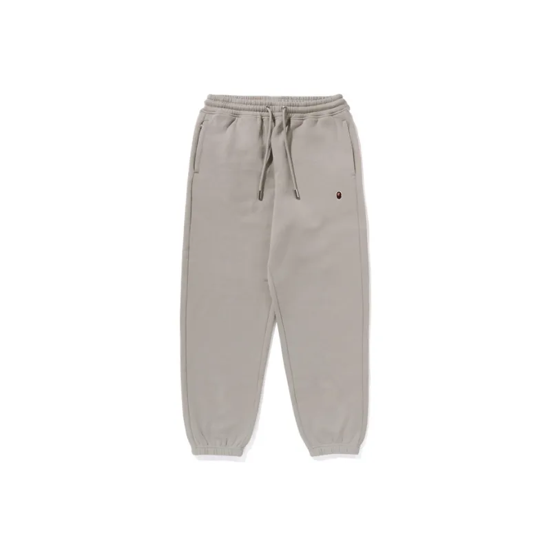 A BATHING APE Logo-patch Cotton Blend Track Pants-2
