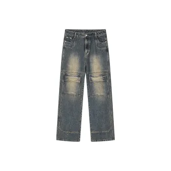 PASET Jeans Unisex Yellow Mud Blue
