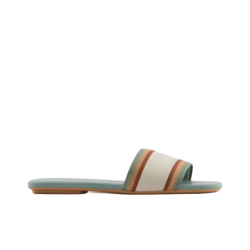ARMANI EXCHANGEAE Slide Slippers Women's Green-1