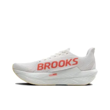 Brooks Hyperion Ma Cushioning Wear Resistant Low Top Marathon Running Shoes Women's White Peach