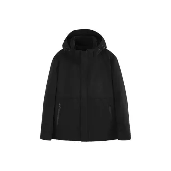 DAVID NAMAN Down Jacket Men's Black