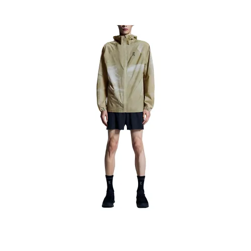 On Ultra Jacket Men's White/Sour Pea Green